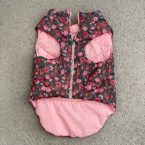 DOG - LUCY & CO PETAL POWER REVERSIBLE PUFFER VEST